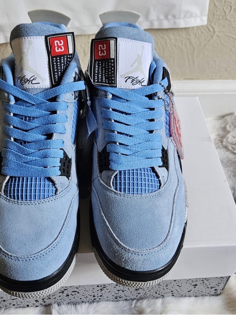 Nike Men’s Light Blue Suede Sneakers